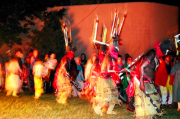 Mescalero Apache Mountain Spirit Dancers by Mikki Roth